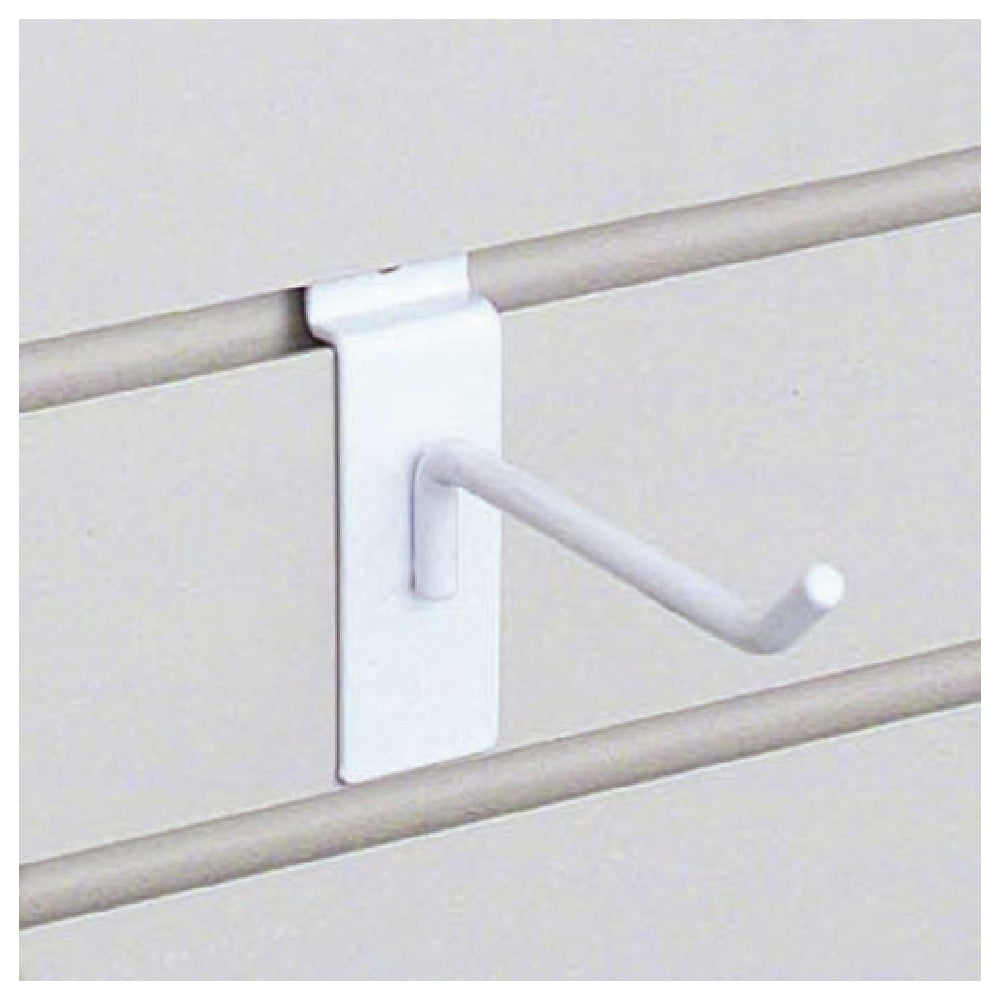 Hubert 90823 - Slatwall Hook, 1/4" Dia. X 4"L, Steel