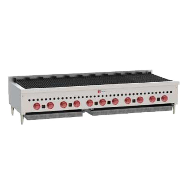 Wolf SCB60_NAT Charbroiler 60" W Countertop
