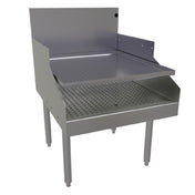 Glastender RDBA-24D Recessed Drainboard Free Standing 24"W X 29"D (depth To Match 19" Deep Units With Double Speed Rail)