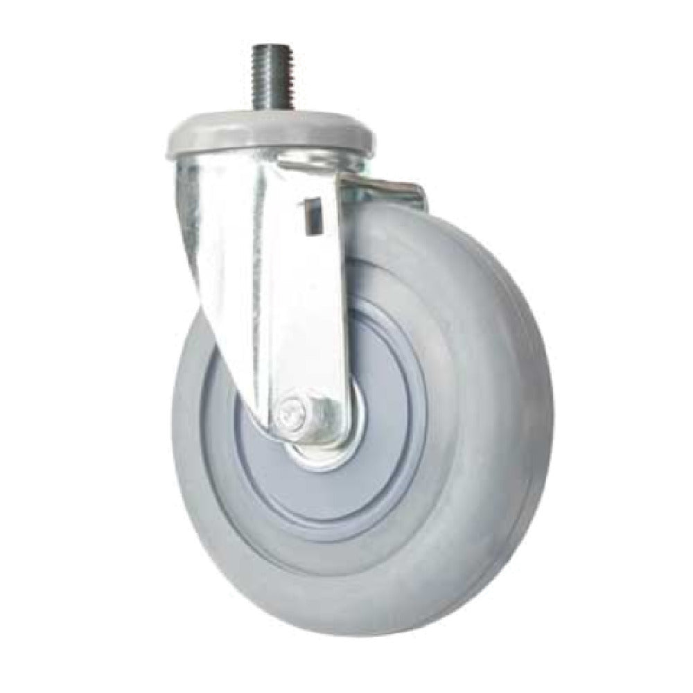 Forbes Industries 6051-ST Replacement Caster 5" Dia. Soft Ride Special Non-marking Grey Wheel