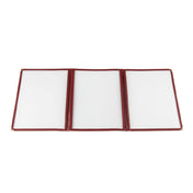 CAC China MCP3-911BY Menu Cover 3-pocket 8-1/2" X 11"
