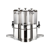 Bon Chef 40507 Juice Dispenser Triple (3) 2 Gallon Each Cylinder