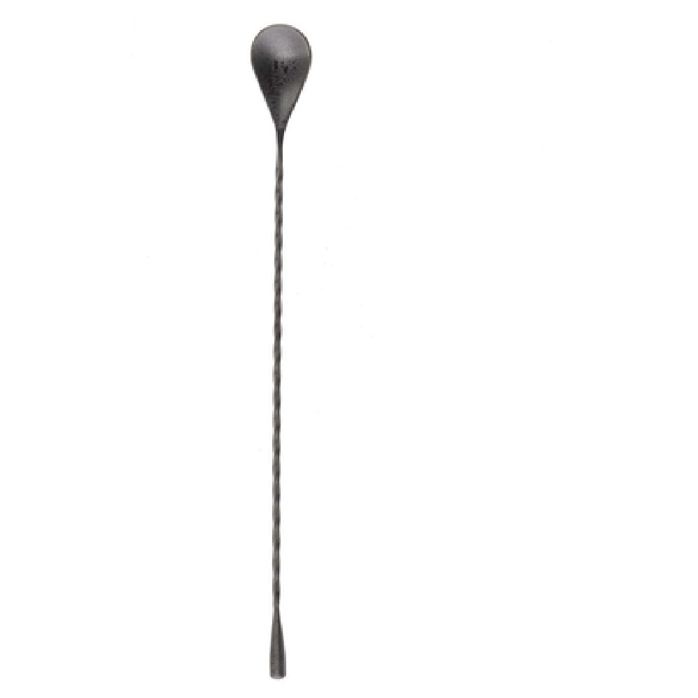 TableCraft Products 10558 - Bar Spoon, 12"L, Black Acid Etch Finish