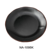 Yanco NA-109BK Nature Art Dinner Plate 9"dia. X 1"H Round