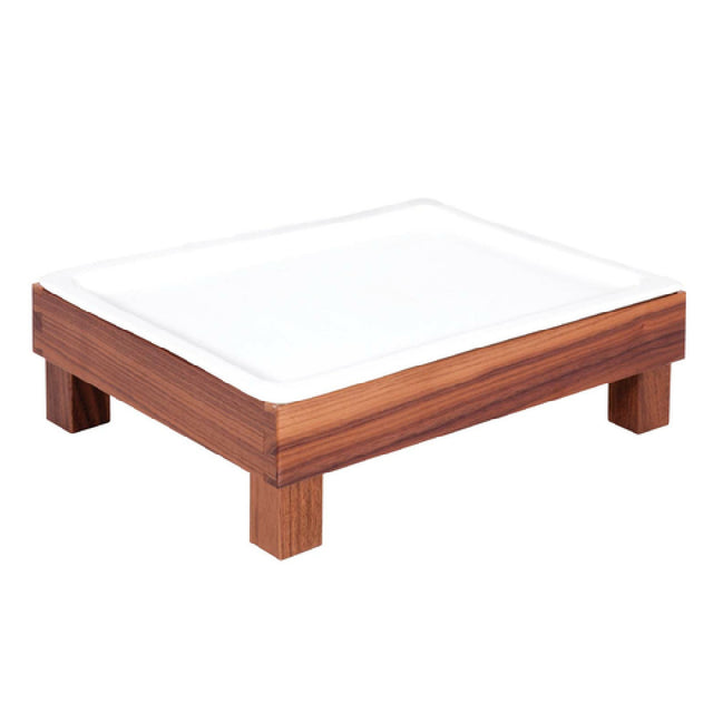 Service Ideas 15A11612 Ze Pe Buffet Serving Tray Rolltop 22.65"D X 14.56"W X 13"H