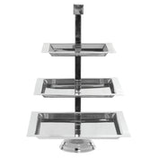 Hubert 89994 - Display Stand, 3-tier, 15" Dia. X 22"H