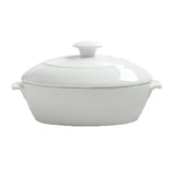 Steelite 6300P036 Large Oval Bowl W/Lid 7.5 Oz 6.875" X 3.625" X 3.5"