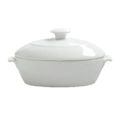 Steelite 6300P036 Large Oval Bowl W/Lid 7.5 Oz 6.875" X 3.625" X 3.5"