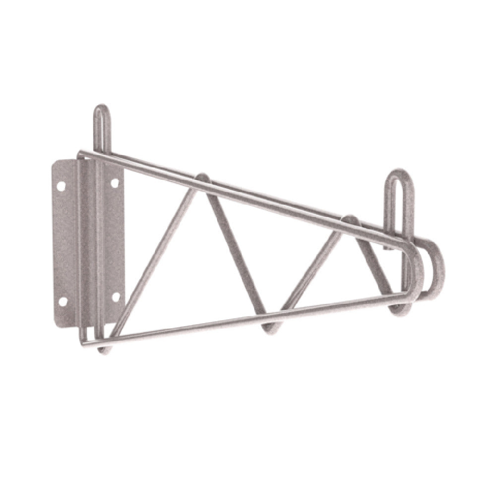 Metro 1WD18K4 Direct Wall Mount Bracket For 18"D Shelf Metroseal Gray Finish