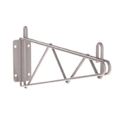 Metro 1WD18K4 Direct Wall Mount Bracket For 18"D Shelf Metroseal Gray Finish