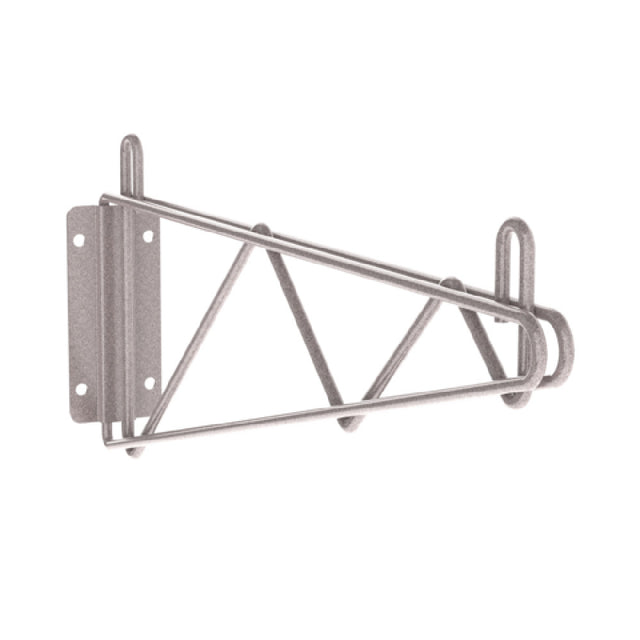 Metro 1WD18K4 Direct Wall Mount Bracket For 18"D Shelf Metroseal Gray Finish
