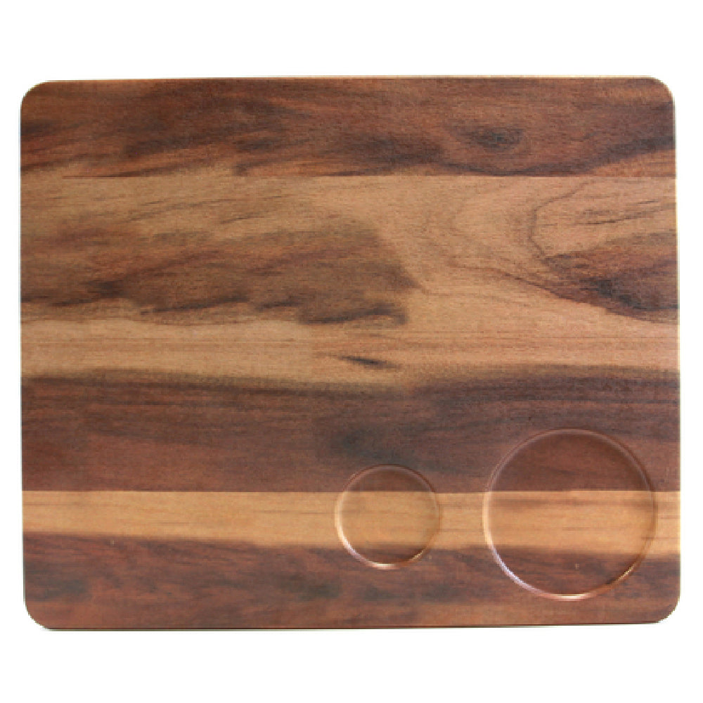 GET Enterprises M12105RC-HW Elite Global Solutions Melamine Serving Board 12" X 10" X 1/2"H