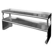 GSW USA DS-SP72 Double Overshelf 72-1/4"L X 12"W Stainless Steel Construction