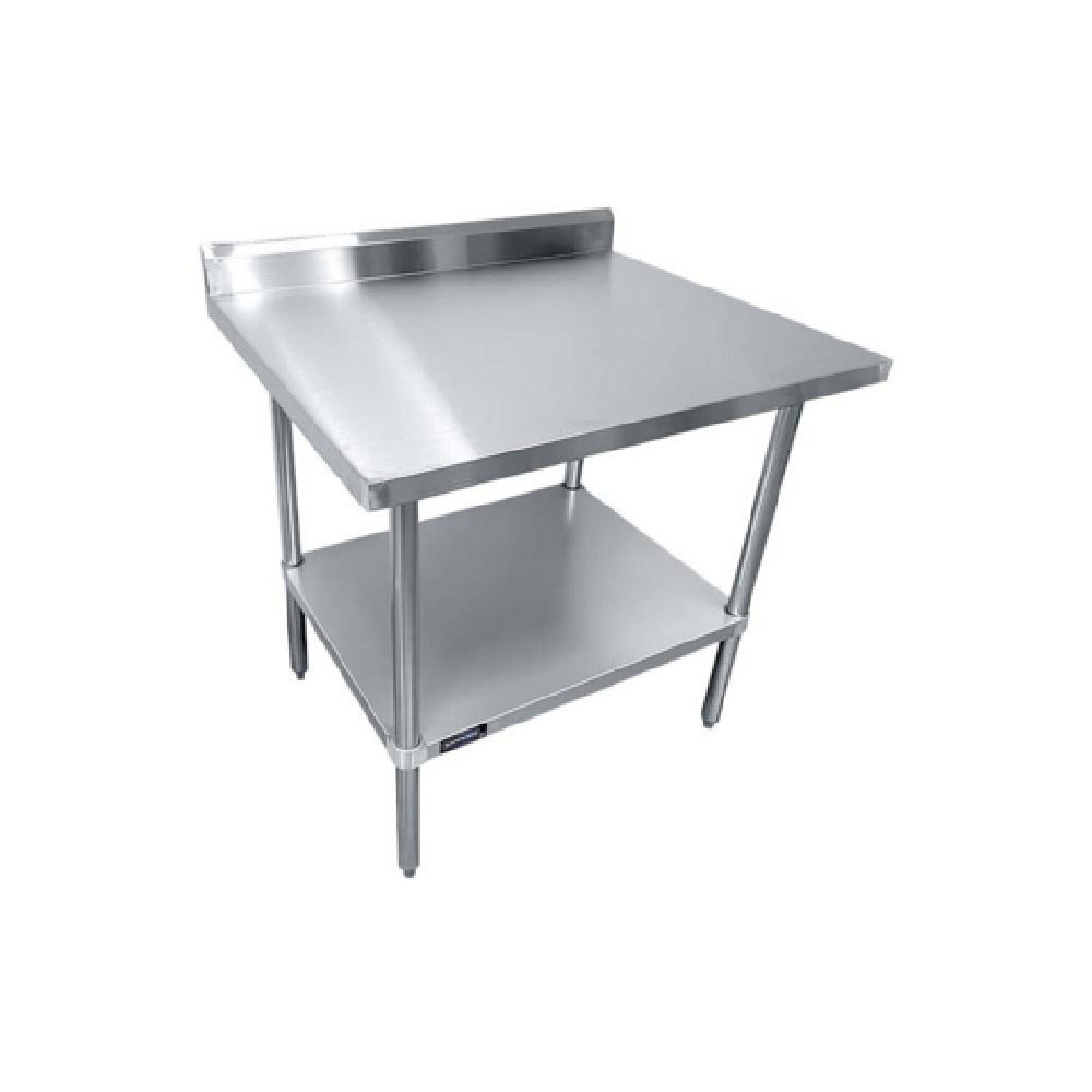 Sapphire Manufacturing SMTEB-2448G Worktable 48"W X 24"D X 35"H 18/430 Stainless Steel Top Shelf