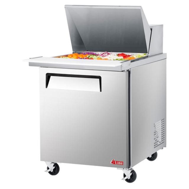 Turbo Air EST-28-12-N6-V E-line Sandwich/Salad Mega Top Unit One Section 27-1/2"W X 34"D X 39"H