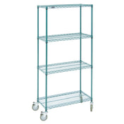 Hubert 83306 - Shelving Unit, Wire, Mobile