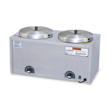 Gold Medal 4211 Caramel Apple Dip Warmer/Server Twin Melts Ready-to-use Caramel Using A Water Bath