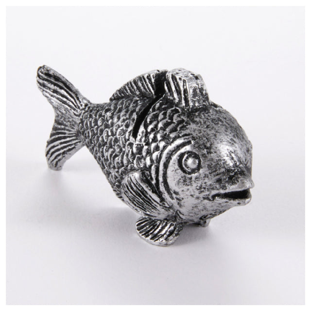American Metalcraft CHPF Card Holder Polyresin Fish
