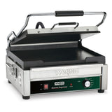 Waring WFG275K - (International) Tostato Supremo® Panini Grill, Full Size, 14"x14" Flat Cast Iron Cooking Surface