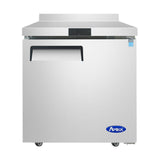 Atosa MGF8408GR Atosa Worktop Refrigerator With Backsplash Reach-in