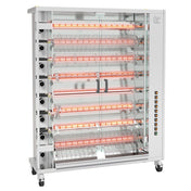 Rotisol FF1425-8G-SS_NAT FauxFlame™ Rotisserie Oven Gas Floor Model