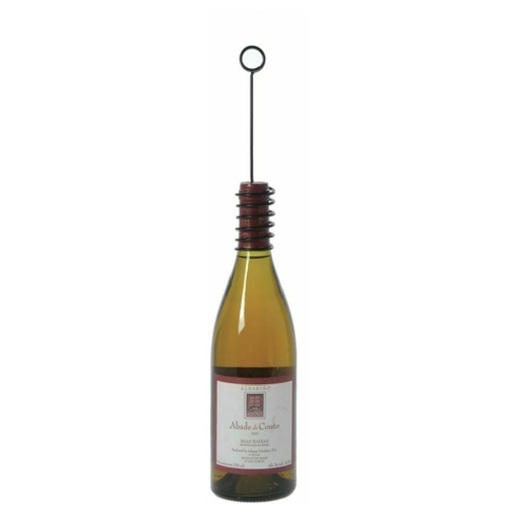 Hubert 48296 - Wine Bottle Sign Holder, 4" Stem, Corkscrew Design