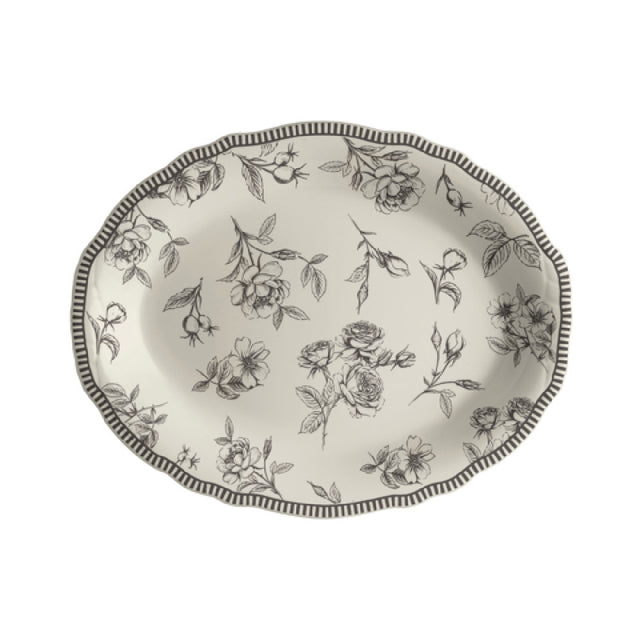 Steelite HL52763882 Oval Platter 12.625" X 9.75" Carolyn