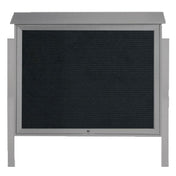Aarco PLD3645TLDPP-2 Message Center 45"W X 36"H Freestanding
