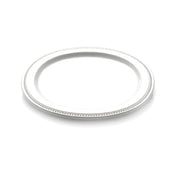 Elite Global Solutions M12R-NW Plate 12" Dia. X 3/4"H Almost Round