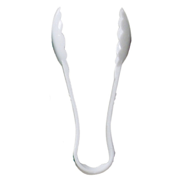 Thunder Group PLSGTG012WH Serving Tongs 12" Scallop