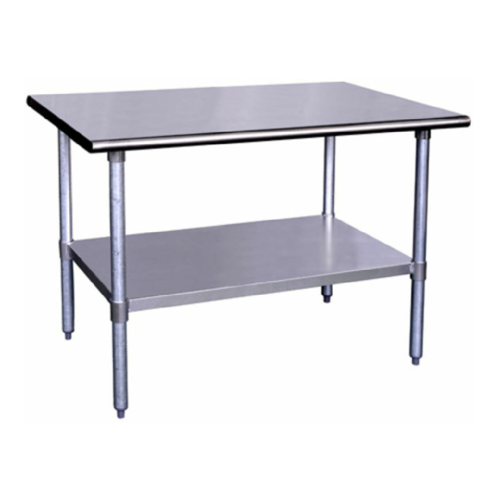 Hubert 28W-040 - Kratos® 304 Stainless Steel Work Table, 36"W X 30"D X 34"H, 16 Gauge Type 304 Stainless Steel Top