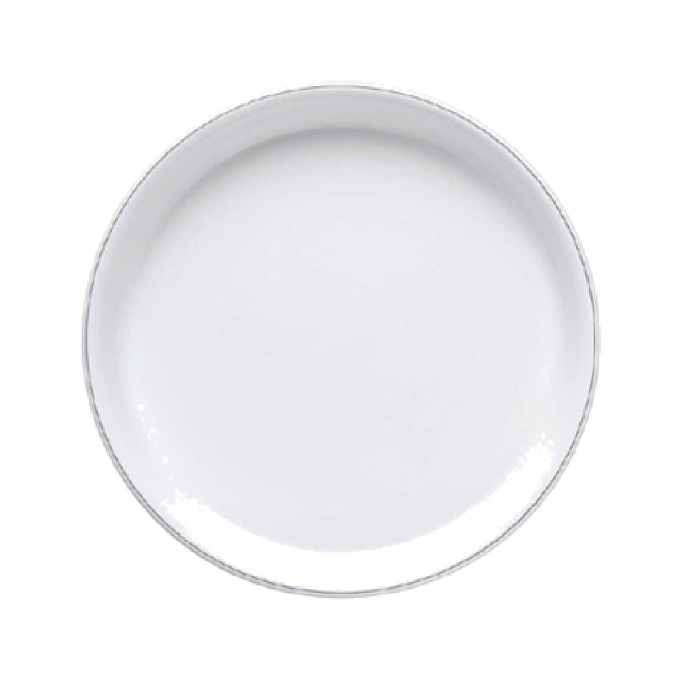 Elite Global Solutions D1107L-W Plate 7" Dia. X 1"H Round