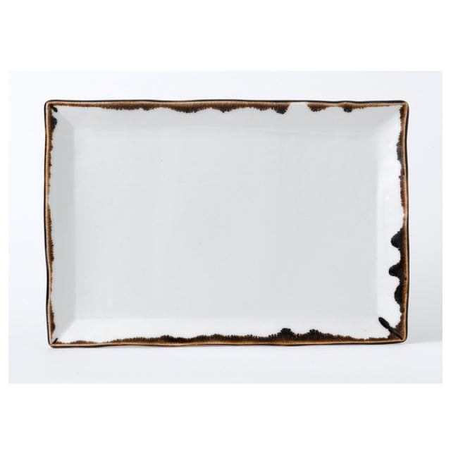 Arc Cardinal HN001 Dudson Harvest Natural Rectangle Tray (L:11.25'' X W:7.5'') Vitrified Ceramic