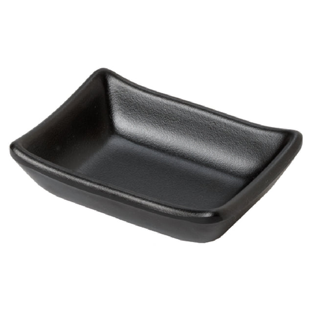 GET Enterprises SD-3828-BK Nara™ Ramekin Sauce Dish/Side Dish 2 Oz. (2.5 Oz. Rim Full) 3-3/4"L X 2-3/4"W X 3/4"H