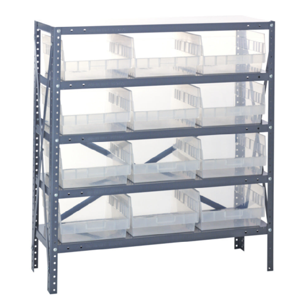 Quantum 1839-210CL Shelving Unit 18"D X 36"L X 39"H Heavy Duty