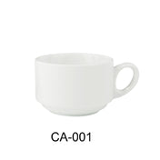 Yanco CA-001 Cambria Stackable Coffee Cup 3-3/8" Dia. X 2-3/8"H 7 Oz