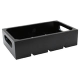 TableCraft Products CRATE14BK - Crate, 10-3/8" X 6-1/2" X 2-3/4", 1/4 Size