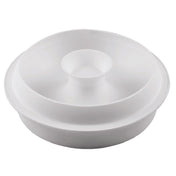 Matfer 238518 Silkomart "Kit Trinity" 3D Mold 1-1/2 Qt. Capacity 7-7/8" Dia. X 2-1/4"H
