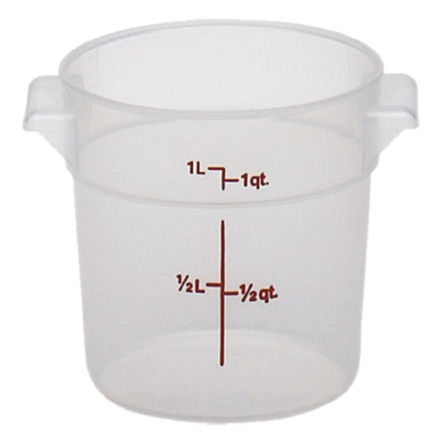 Cambro RFS1PP190 Storage Container Round 1 Qt.