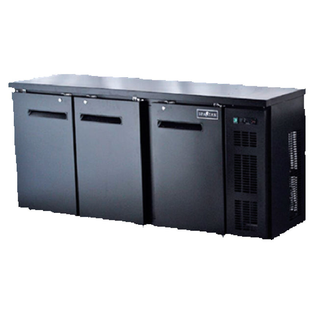 Spartan SBBB-79-SL Refrigerate Back Bar Cooler Shallow Depth 78.8"