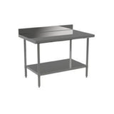 Atosa USA, Inc. ST2448ECB4 - MixRite Work Table, 48"W X 24"D X 38"H, 4" Backsplash