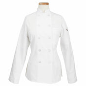 John Ritzenthaler Company RZWWCOATWHM Women's Ritz® Kitchen Wears™ Chef's Coat 10-button
