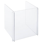 American Metalcraft AGD20 Desk Guard 20"W X 20"D X 20"DH Acrylic