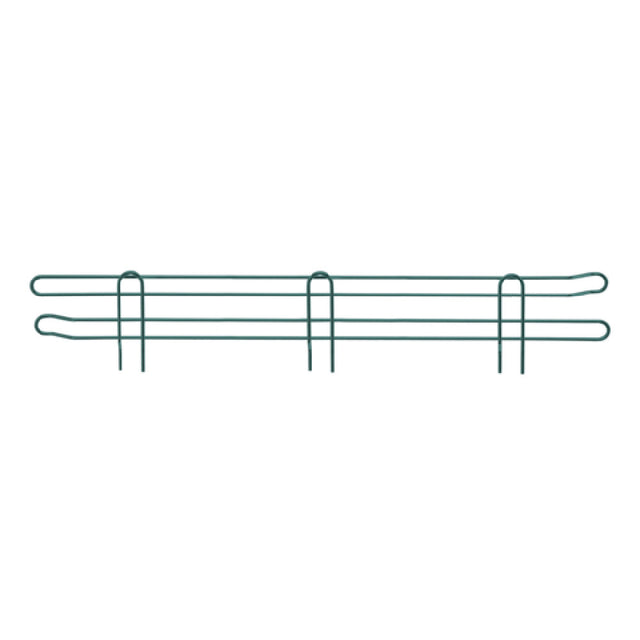 Quantum BL42P Back Ledge 42"W X 4"H Green Epoxy Antimicrobial Finish