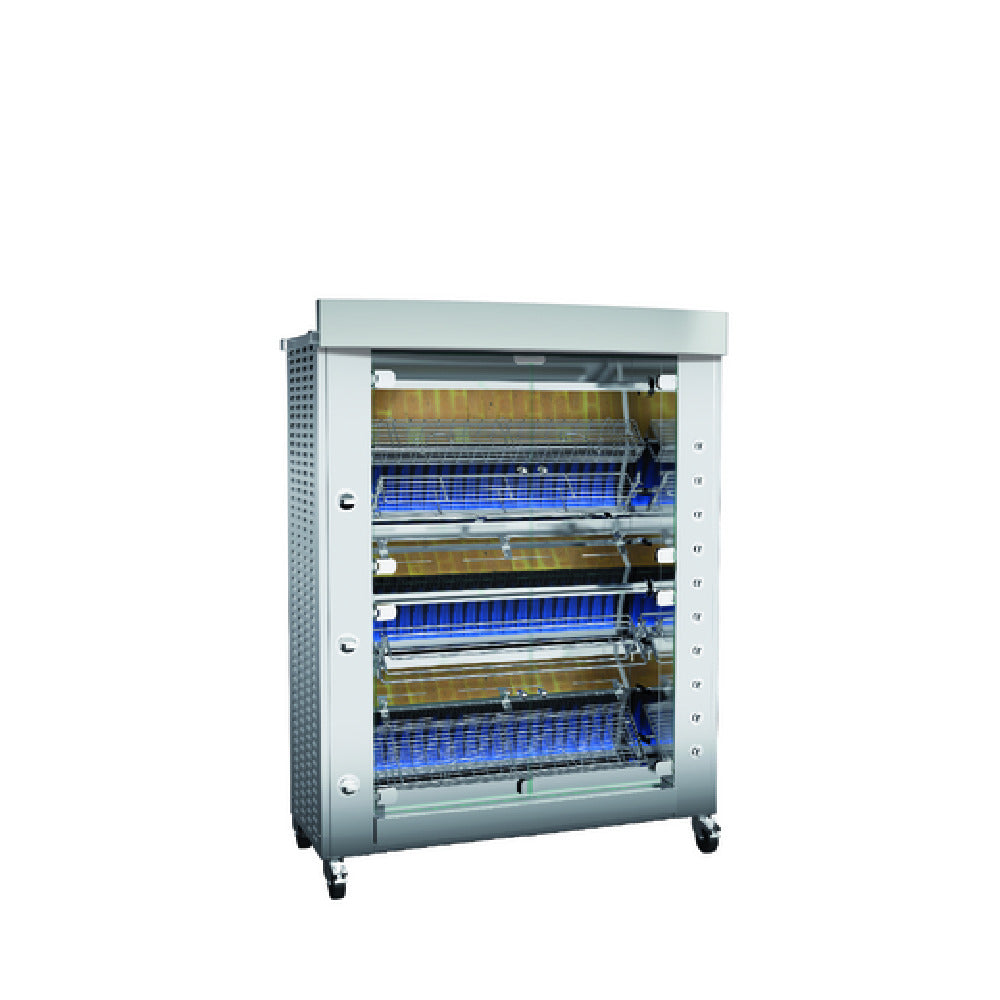 Rotisol GF1375-8G-SS_NAT GrandFlame Rotisserie Oven Gas Floor Model