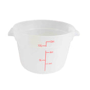 Thunder Group PLRFT312TL Food Storage Container 12 Quart Round