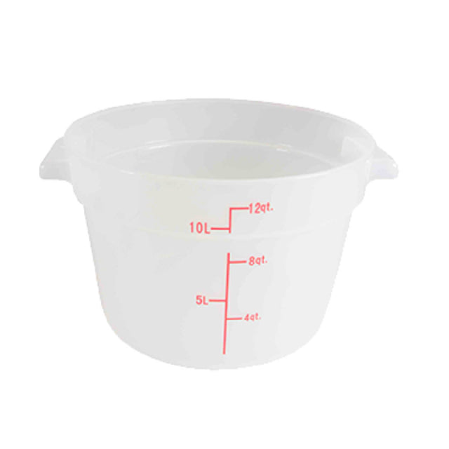 Thunder Group PLRFT312TL Food Storage Container 12 Quart Round