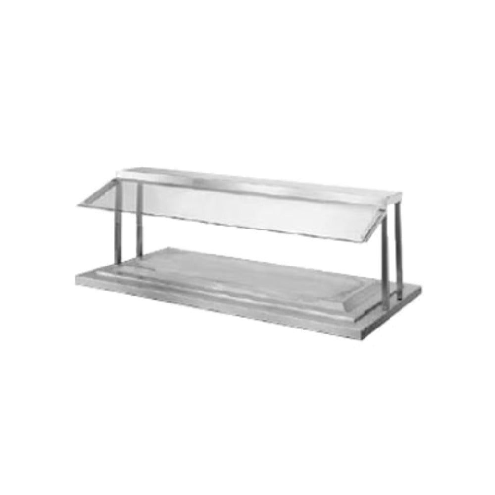 Randell RAN SBS24 Single Sided Buffet Shield 24"W Stainless Steel Top