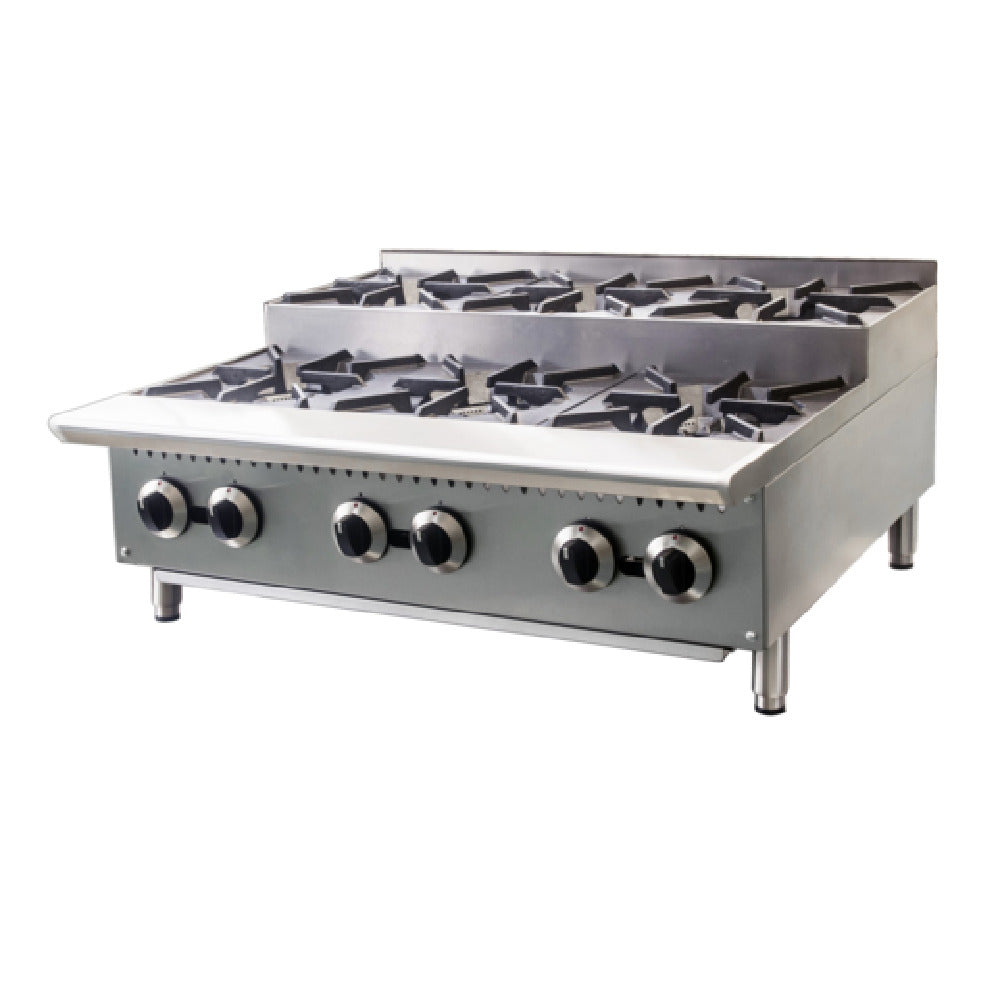 Comstock-Castle CSSUHP36 Hotplate Step-Up Saute Countertop
