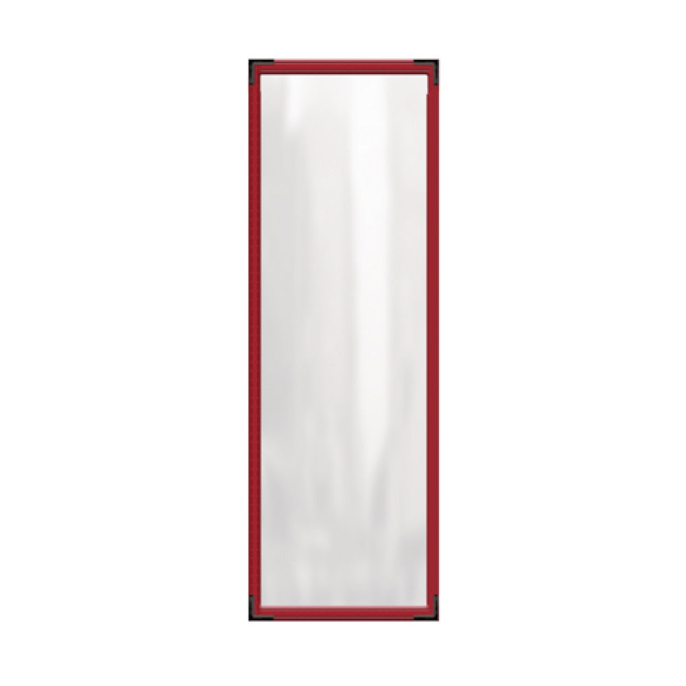 Risch TES 4.25X14-LEATHERETTE Deluxe Sewn Leatherette Menu Cover (specify Color)